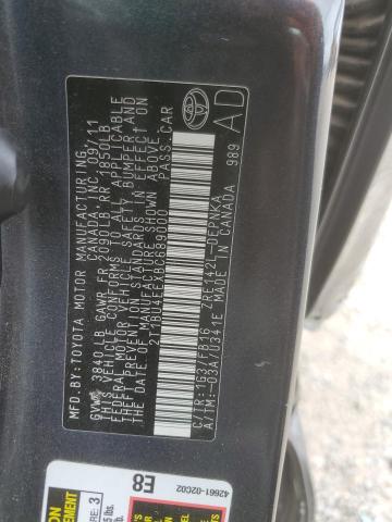 2011 TOYOTA COROLLA BASE - 2T1BU4EEXBC689000