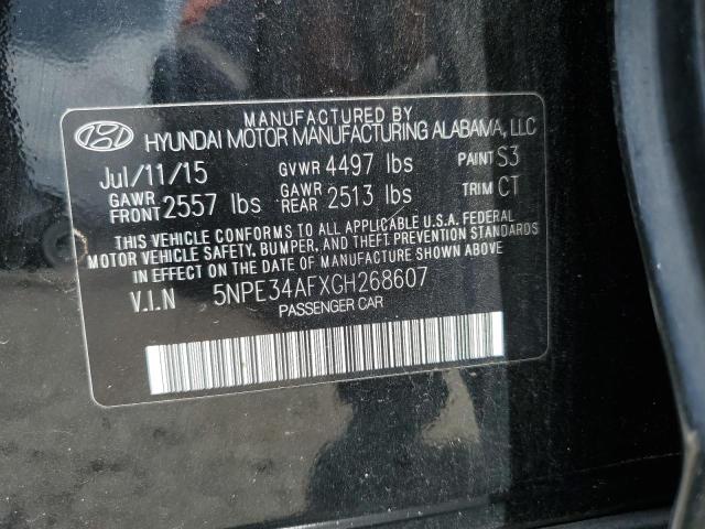 2016 HYUNDAI SONATA SPO 5NPE34AFXGH268607
