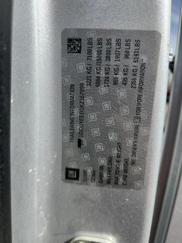 2019 CHEVROLET SILVERADO - 1GCUYEED1KZ167999