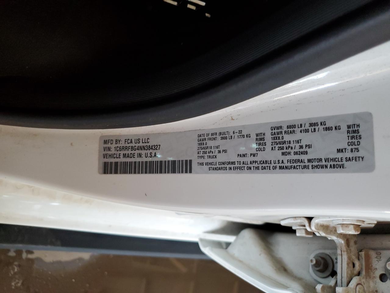 RAM 1500 BIG HORN/LONE STAR