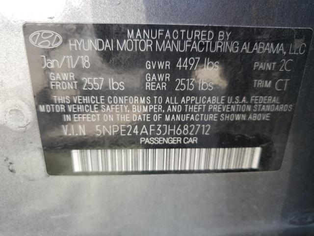 2018 HYUNDAI SONATA SE 5NPE24AF3JH682712