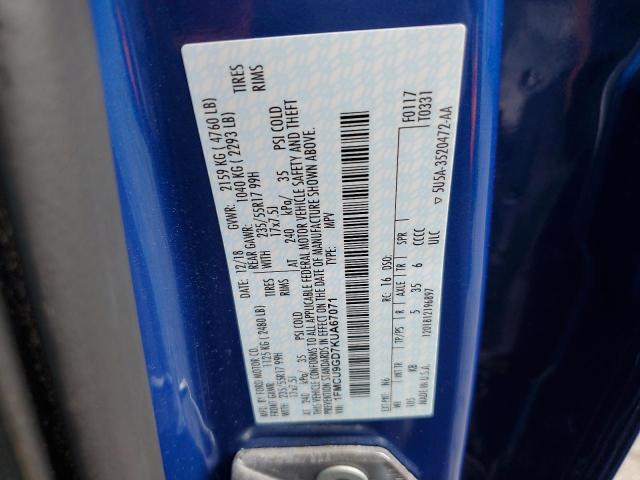 2019 FORD ESCAPE SE - 1FMCU9GD7KUA67071