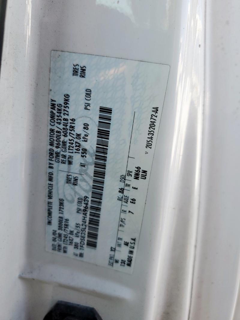 2004 FORD ECONOLINE #3303980687