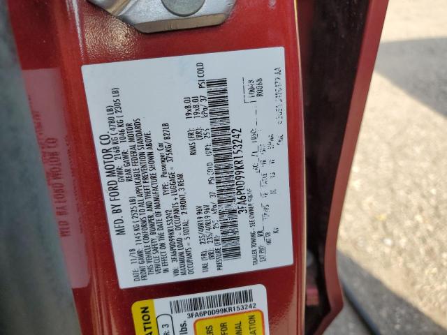 2019 FORD FUSION TIT #3234807428