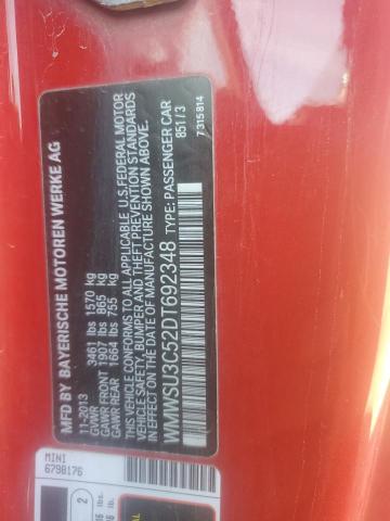 2013 MINI COOPER - WMWSU3C52DT692348
