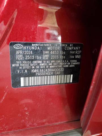 2024 HYUNDAI SONATA SEL - KMHL64JA3RA400633