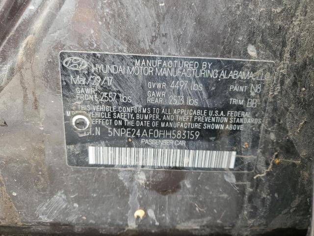 2017 HYUNDAI SONATA SE - 5NPE24AF0HH583159