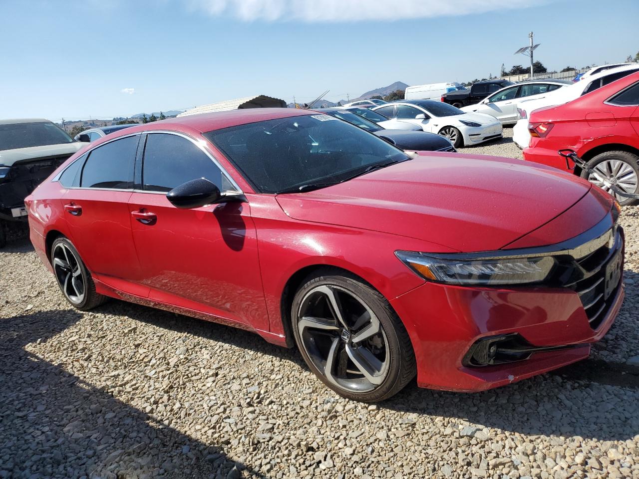 Lot #3304022609 2021 HONDA ACCORD SPO