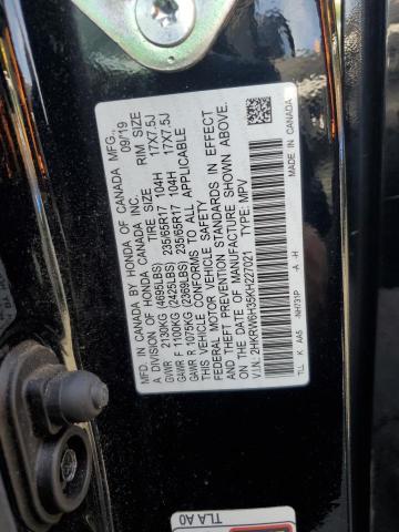 2019 HONDA CR-V LX 2HKRW6H35KH227021