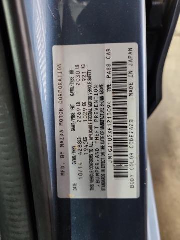 2015 MAZDA 6 SPORT JM1GJ1U5XF1213094