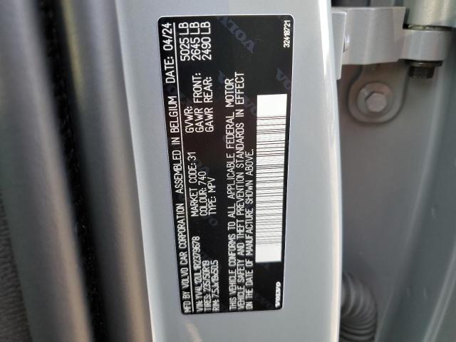2024 VOLVO XC40 PLUS YV4L12UL1R2379678