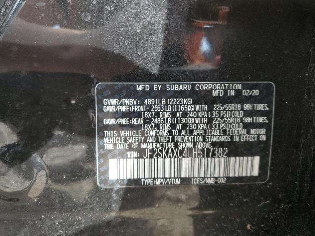 2020 SUBARU FORESTER T JF2SKAXC4LH517382