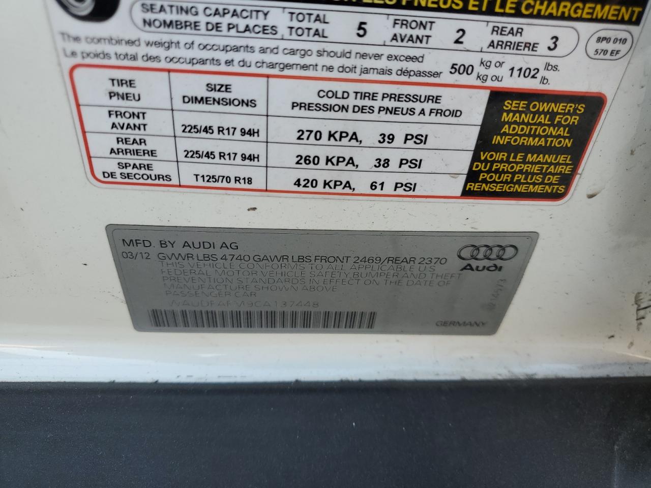AUDI A3 PREMIUM