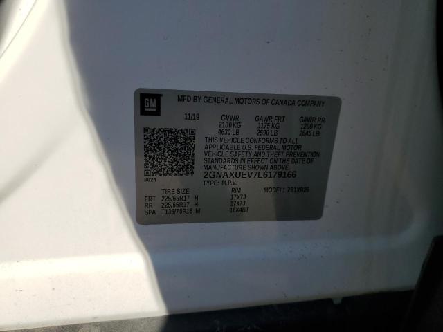 2020 CHEVROLET EQUINOX LT 2GNAXUEV7L6179166