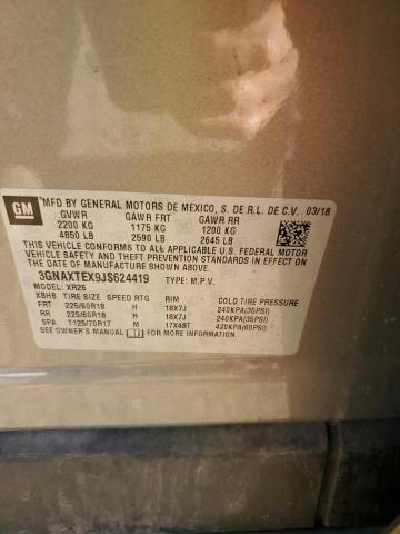 2018 CHEVROLET EQUINOX LT 3GNAXTEX9JS624419