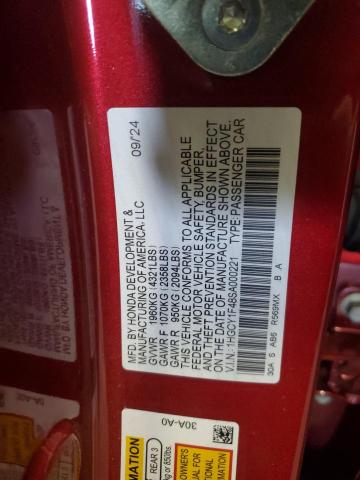 2025 HONDA ACCORD SE 1HGCY1F48SA000221