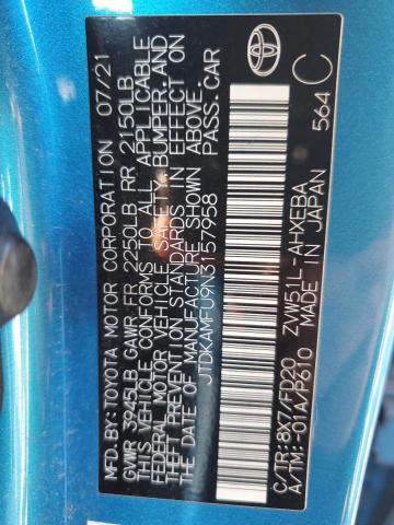 2022 TOYOTA PRIUS NIGHT SHADE JTDKAMFU9N3157958