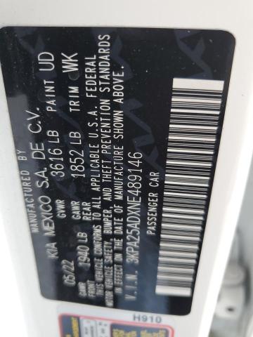 2022 KIA RIO S - 3KPA25ADXNE489146