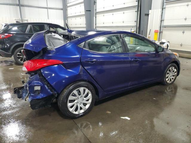 2012 Hyundai Elantra Gls blue null gas 5NPDH4AE7CH078598 photo #4