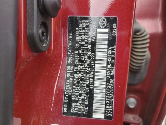 2015 TOYOTA CAMRY LE 4T1BF1FK8FU891223