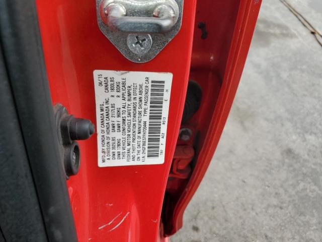 2015 HONDA CIVIC SI 2HGFB6E57FH705444