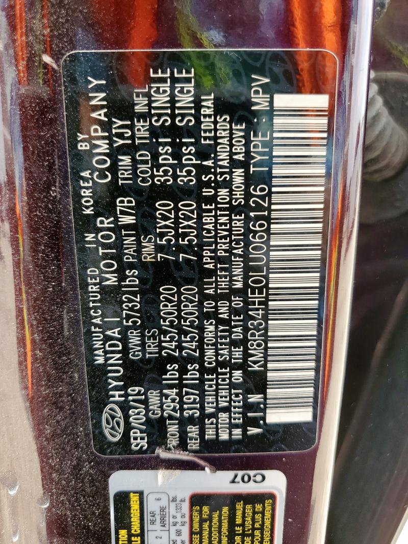 2020 HYUNDAI PALISADE SEL - KM8R34HE0LU066126