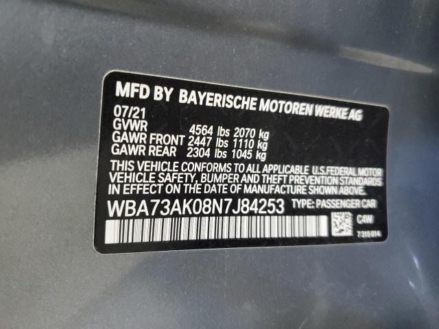 2022 BMW 228XI WBA73AK08N7J84253