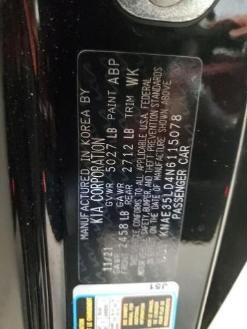 2022 KIA STINGER GT - KNAE35LD4N6115078