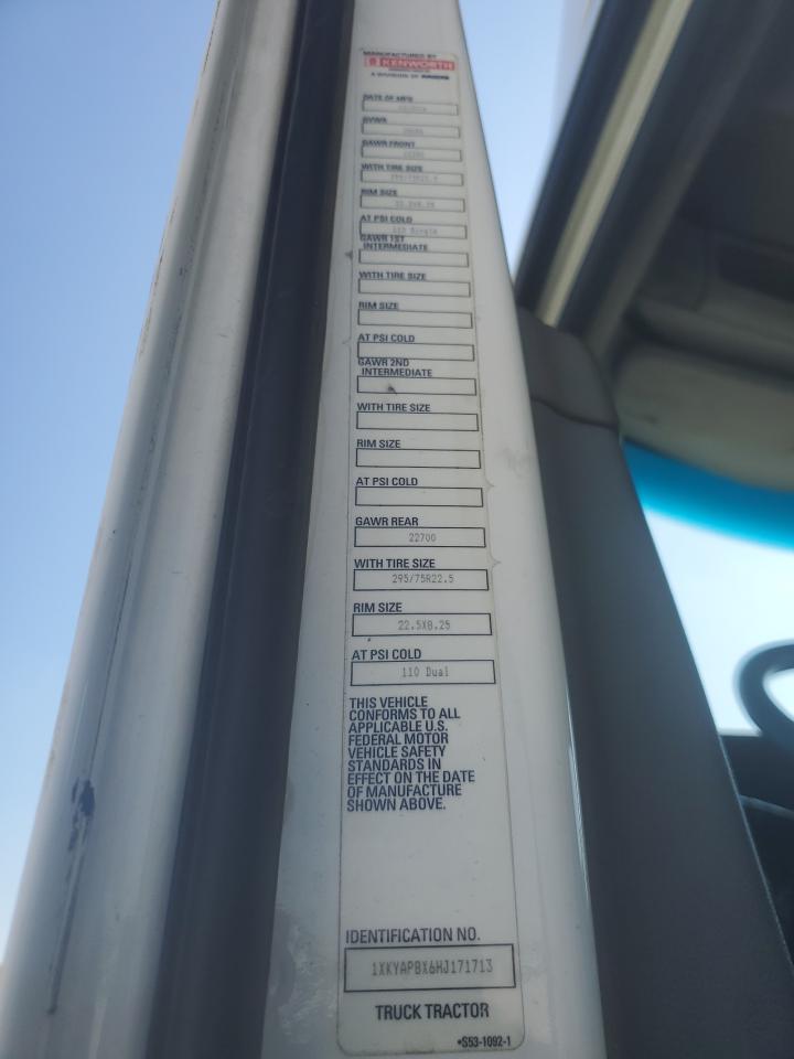 Lot #3266057330 2017 KENWORTH T680