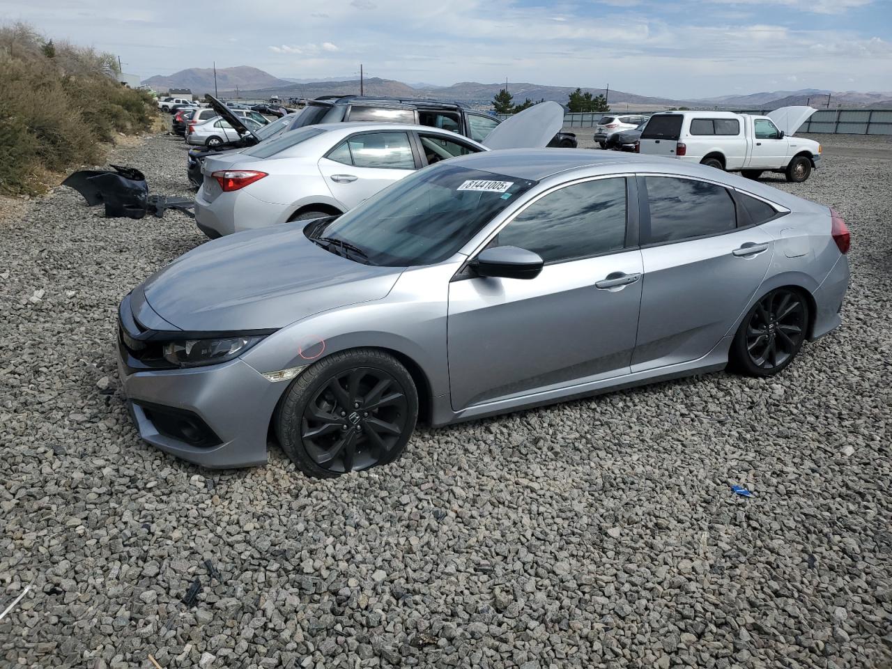 Lot #3285126383 2020 HONDA CIVIC SPORT