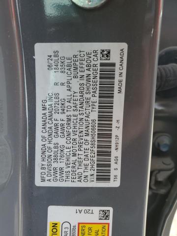 2025 HONDA CIVIC SPOR 2HGFE2F58SH506606