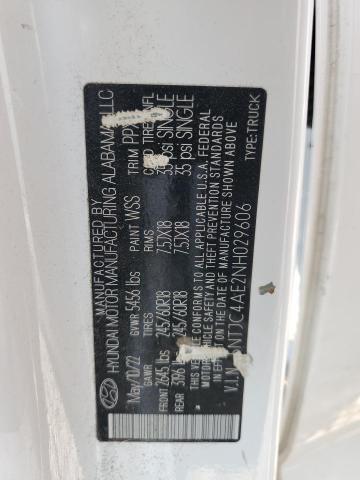 2022 HYUNDAI SANTA CRUZ 5NTJC4AE2NH029606