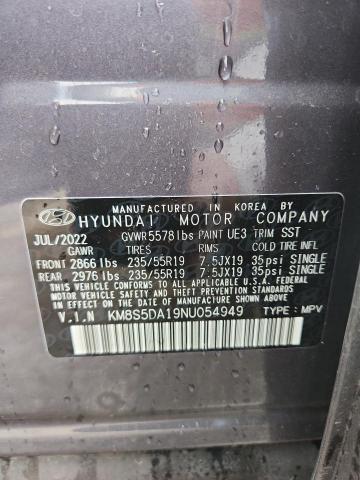 2022 HYUNDAI SANTA FE L - KM8S5DA19NU054949