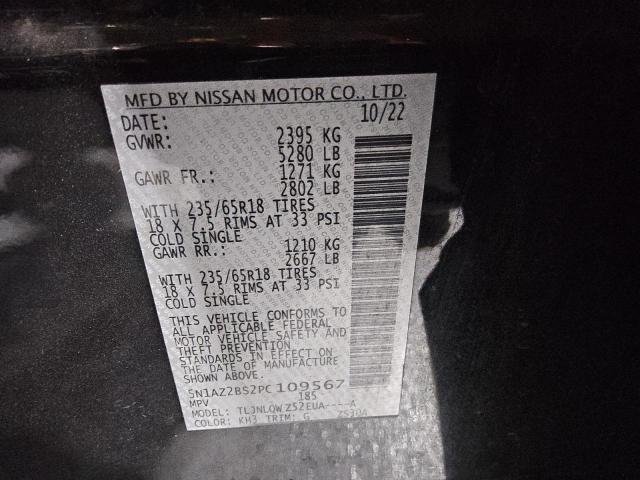 2023 NISSAN MURANO SV 5N1AZ2BS2PC109567