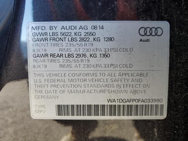 2015 AUDI Q5 PREMIUM #3253768378