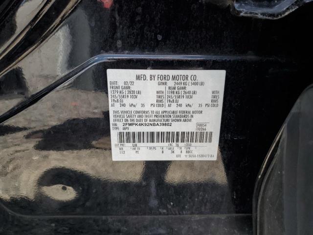 2022 FORD EDGE TITAN 2FMPK4K92NBA39802