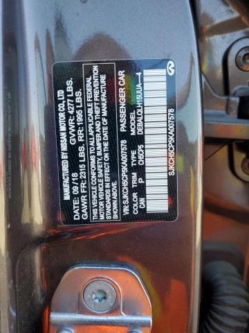 2019 INFINITI QX30 PURE SJKCH5CP5KA007578