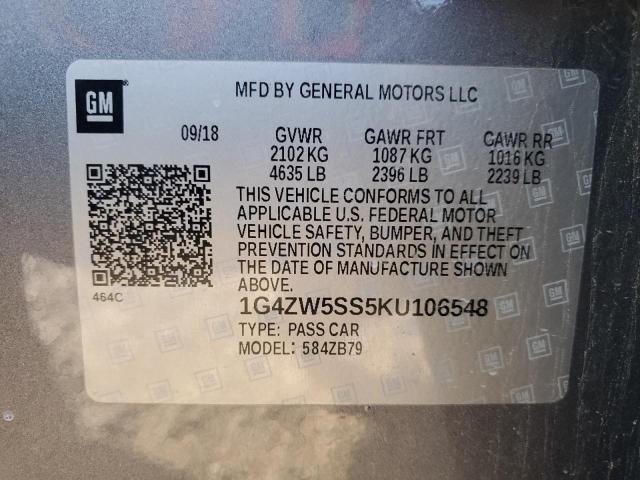 2019 BUICK LACROSSE SPORT TOURING #3304637996