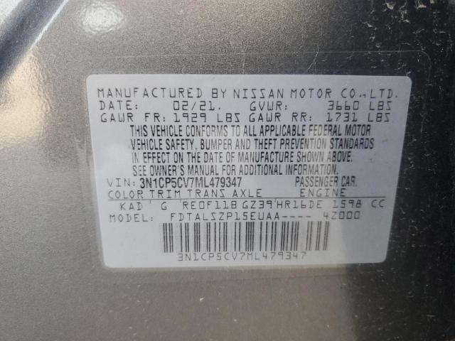 2021 NISSAN KICKS SV - 3N1CP5CV7ML479347