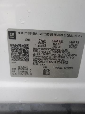 2019 GMC TERRAIN SL 3GKALPEX5KL259202