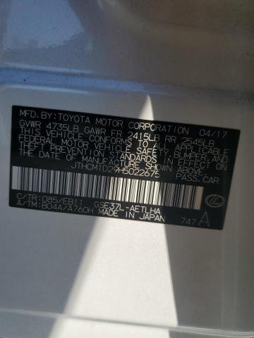 2017 LEXUS IS 300 JTHCM1D29H5022675