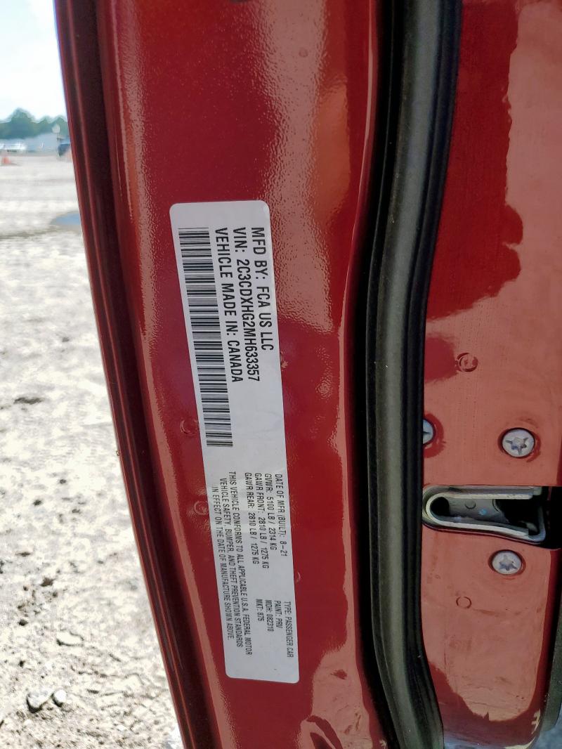 2021 DODGE CHARGER GT - 2C3CDXHG2MH633357