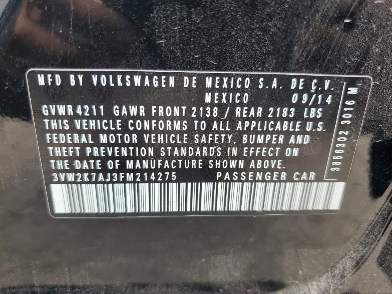 VOLKSWAGEN JETTA BASE