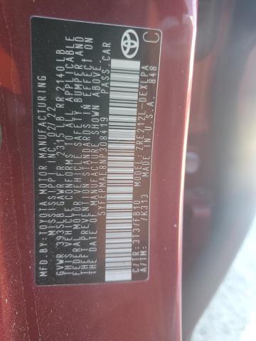 2022 TOYOTA COROLLA LE - 5YFEPMAE8NP308419