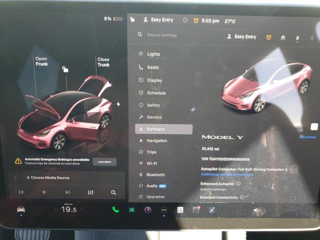2023 TESLA MODEL Y 7SAYGDEE6PA080958