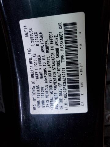 2014 HONDA ACCORD EXL - 1HGCR2F8XEA247203