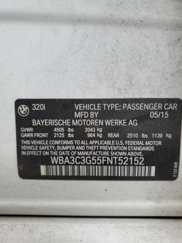 2015 BMW 320 I XDRI WBA3C3G55FNT52152