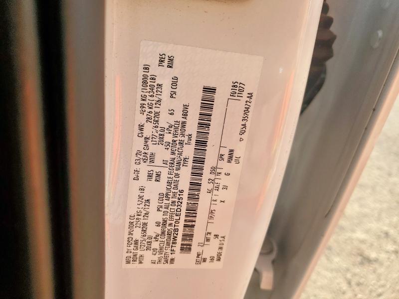 2020 FORD F250 SUPER 1FT8W2BT0LED32516