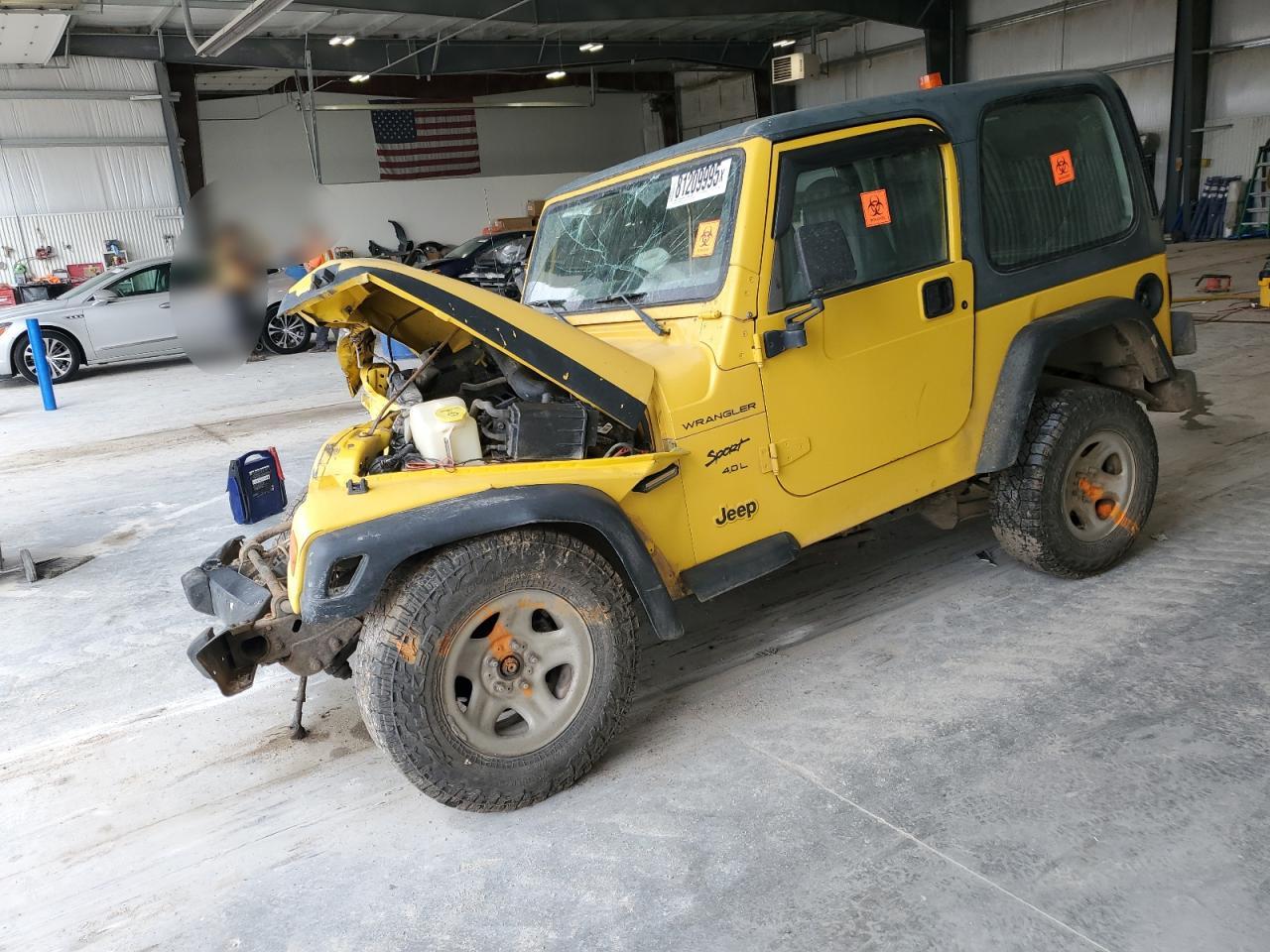 Lot #3302713010 2000 JEEP WRANGLER /