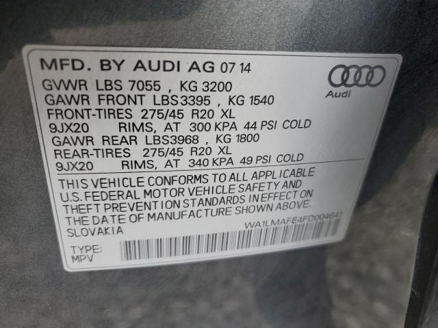 2015 AUDI Q7 TDI PRE - WA1LMAFE4FD004641